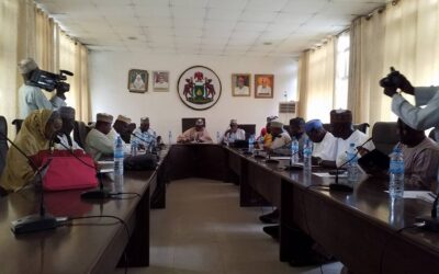 The formal signing of contract between the Kano State Nigeria Erosion and Watershed Management Project (Kano-NEWMAP) and Zephyrgold International Limited (a consultancy firm engaged by the Kano State government to provide consultancy services for the project in the area of engineering design and supervision of four water conservation structures in the NEWMAP priority communities of Shanono, Makoda, Tofa and Takai local government areas of Kano State). It was also included in the mandates of the firm, provision of minor irrigation facilities for the local communities.