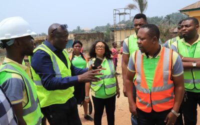 The Chairman State Steering Committee and Honourable Commissioner for Environment, Dr. Solomon Ogunji, recently took a tour round Abia NEWMAP project sites across the State. In the company of Permanent Secretary Ministry of Environment and management team,  Abia NEWMAP Project Coordinator and field officers and some media personnels, the exhausative tour covered NEWMAP five (5) gully erosion sites at UUMUOGELE UMUAKWU & UMUEZEUKWU NSULU in Isiala Ngwa north local government area, UMUAGU IBEKU & AMUZUKWU IBEKU in Umuahia north local government area and AMUDA ACHARA in Umunneochi local government area. These pictures tell the remaining stories……