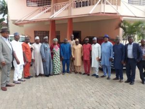 Photo News: The Vice chancellor (V.C) Nasarawa State University, Prof. Comrade Suleiman Bala Mohammed pays courtesy visit to Dr. Salisu Dahiru, National  Project Coordinator, NEWMAP.  Says NEWMAP has achieved a lot in line with its development objectives