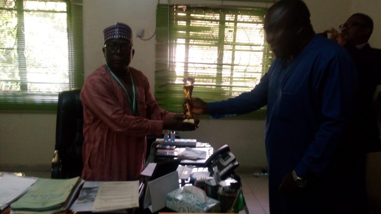 The National Project Coordinator NEWMAP Receives an Award