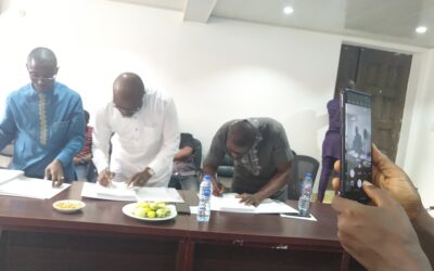 IMO NEWMAP HOLDS CONTRACT SIGNING FOR THE PROCUREMENT OF A CONTRACTOR FOR UMUEZE OBAZU-MBIERI GULLY EROSION